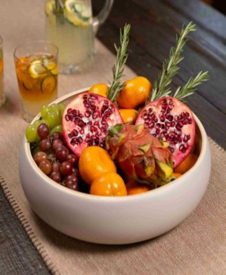 Lexa Collection 12" Bamboo Fruit Bowl