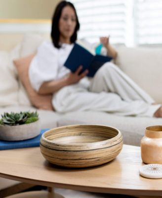 Lexa Collection 12" Bamboo Fruit Bowl