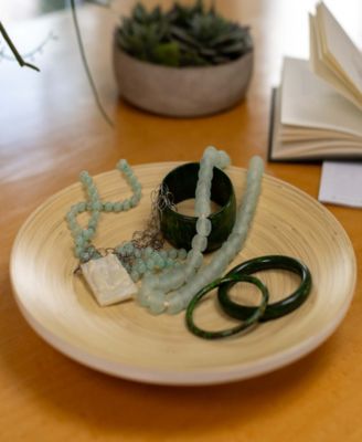 Lexa Collection 12" Bamboo Footed Plate