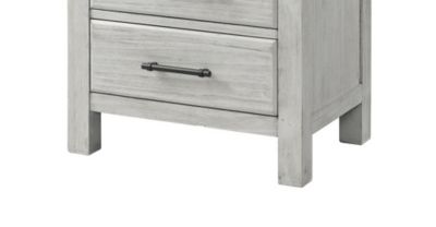 Timber Ridge Wood Nightstand in Weathered Washed Sierra