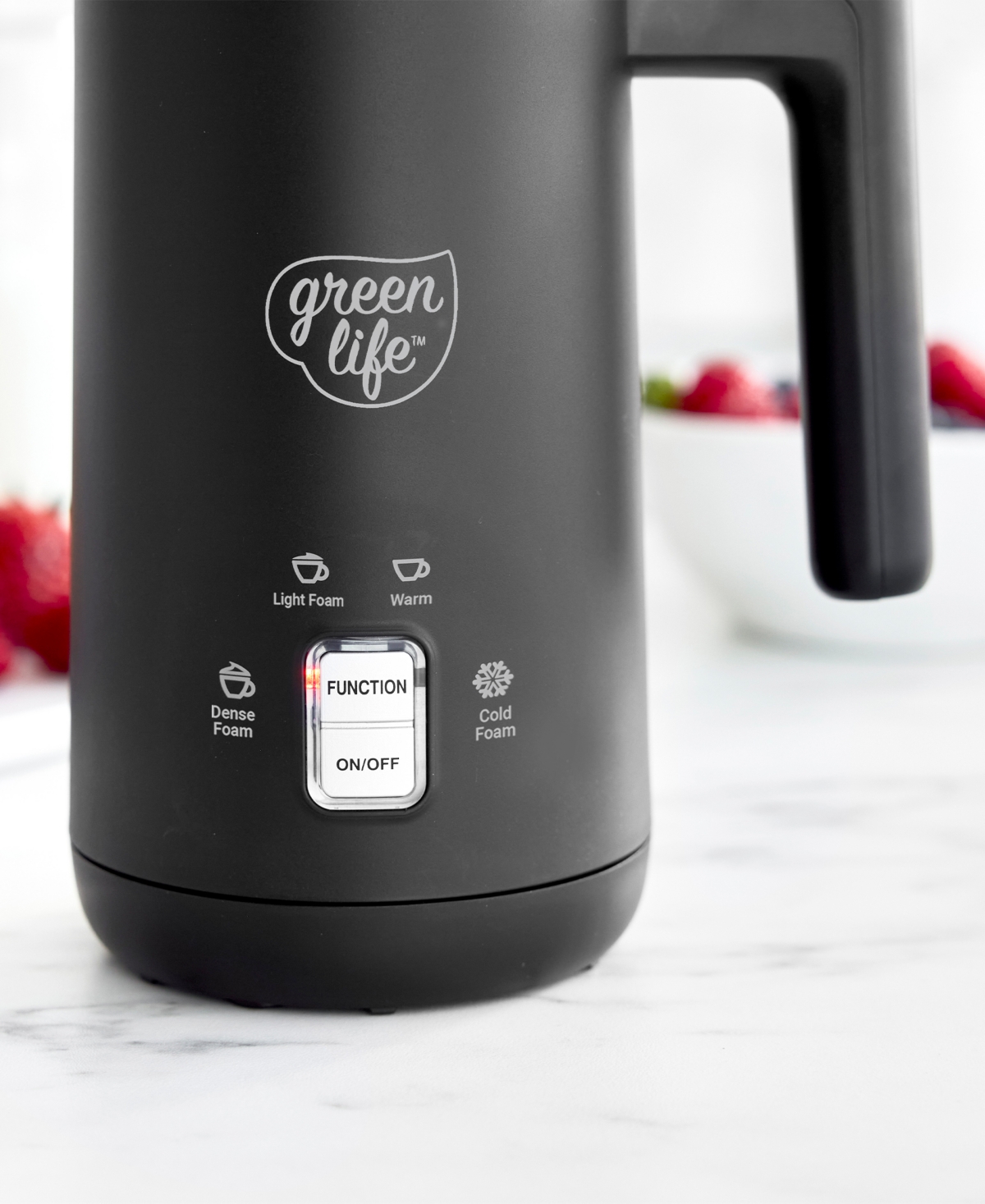 Greenlife 10 Oz. Instant Milk Frother In Black