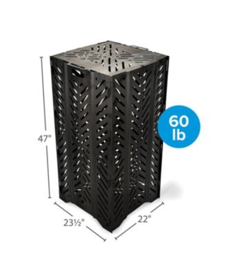 51250 Outdoor Yard Debris Burn Bin Incinerator with Lid