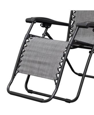 Infinity Zero Gravity Steel Frame Patio Deck Chair