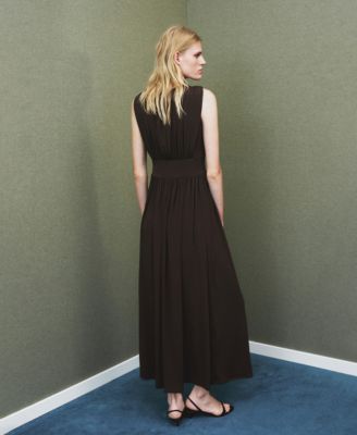 Women's Ruched Long Dress