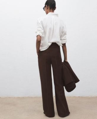 Women's Lyocell Suit Straight Pants