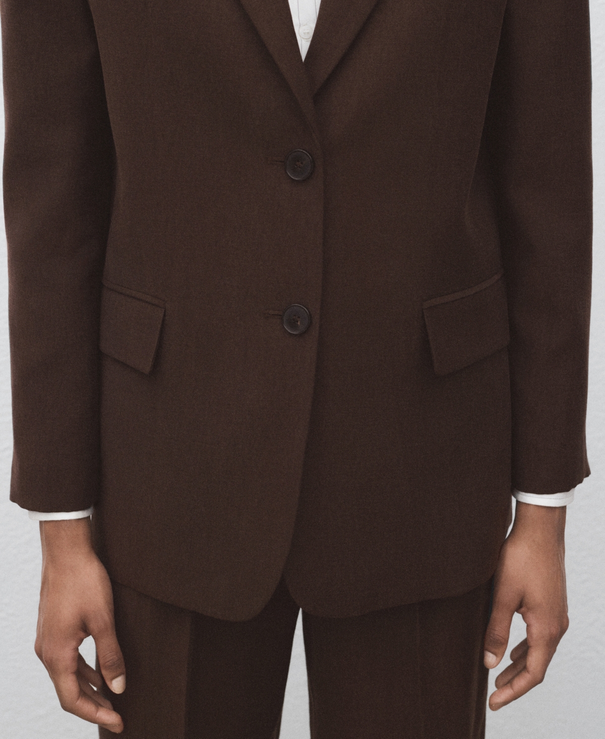 Mango Women's Lyocell Suit Jacket