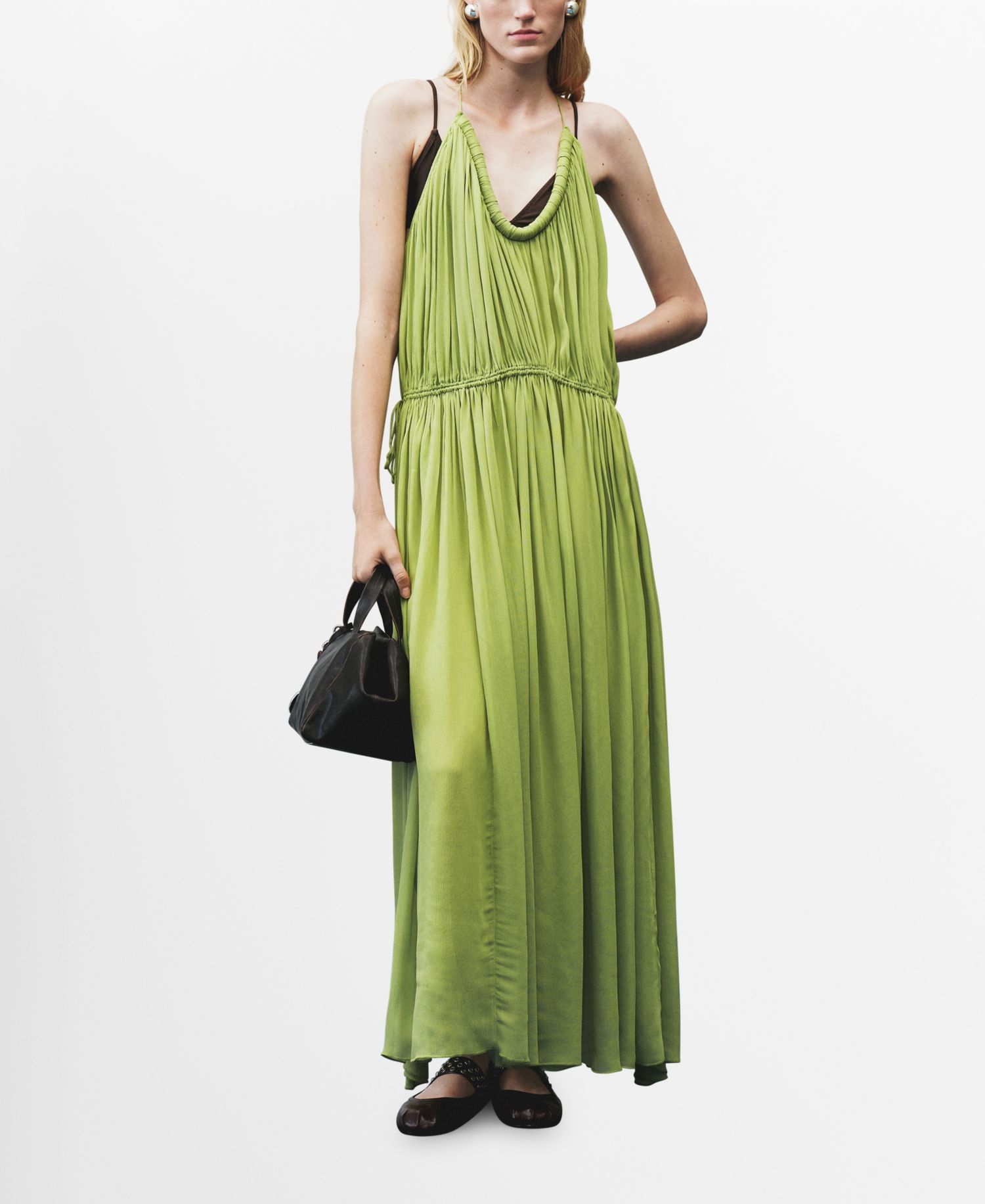 Women's Oversized Pleated Dress