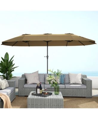 13 ft. Extra Large Patio Umbrella, UPF30+ Double Umbrella,