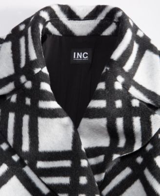 Women's Belted Plaid Coat, Macy's Exclusive