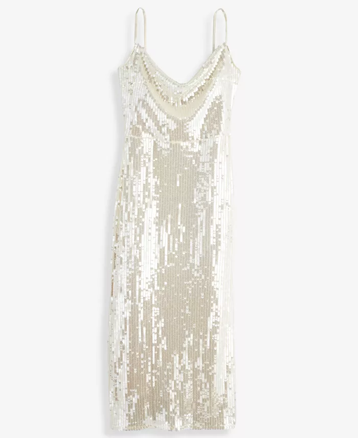 Women's Sleeveless Sequin Dress - thumbnail 6