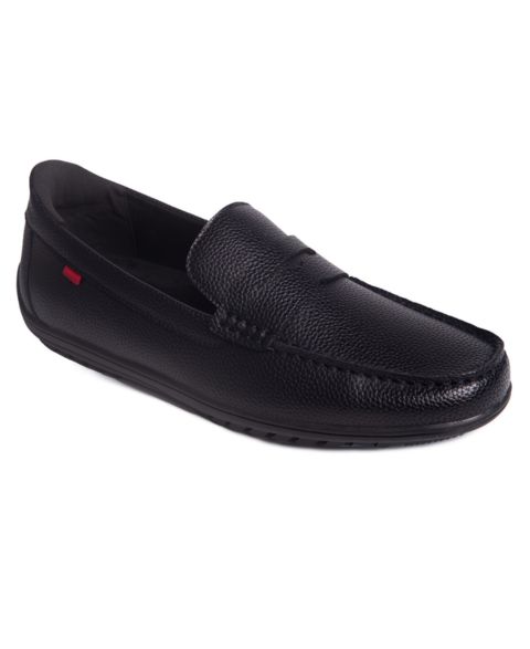 Мужские туфли Marc Joseph New York John Street Hands-Free Slip On Technology Penny, цвет: Чёрный кожаный