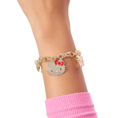 Crystal Charm Bracelet with Iconic Charms
