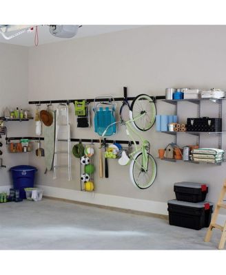 FastTrack Wall S Hook 2 Handle Storage Organizer Rack for Hand Tools