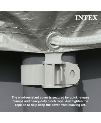 18' Round Debris Cover for Intex Ultra Frame Swimming Pools, UV Resistant