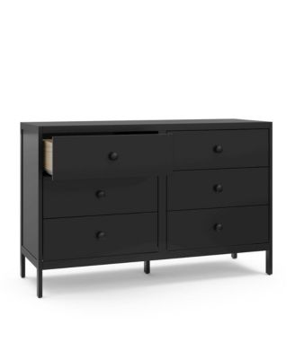 Universal 6 Drawer Dresser - Black