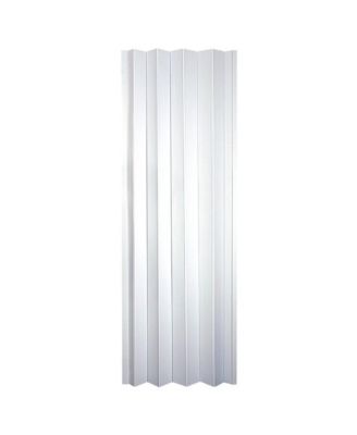 36 Inch x 80 Inch Frost Vinyl Accordion Door w/ Hardware