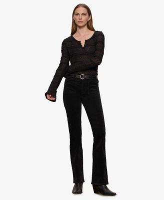 Women's Velveteen Brook Bootcut Stretch Pants