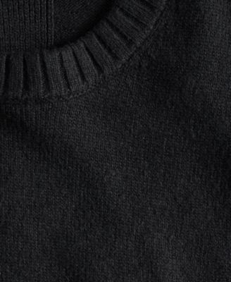 Women's Ribbed-Trim Crewneck Pullover Sweater, Macy's Exclusive