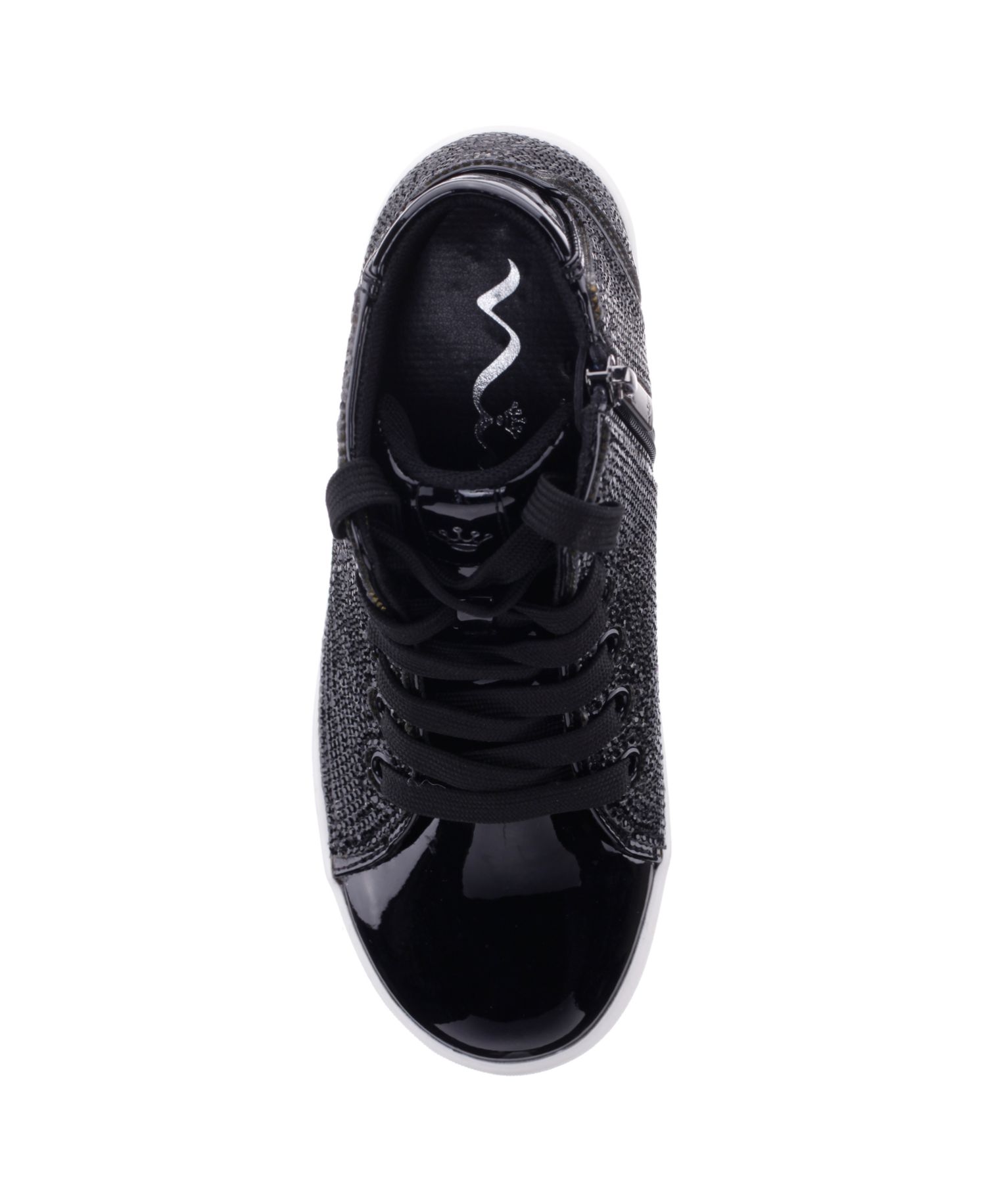 Girl's Kula Crystal Side Zip High Top Sneaker