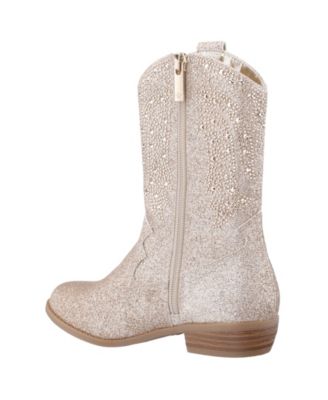 Girls' 9-12 Hawley Glitter Side Zip Cowboy Boots