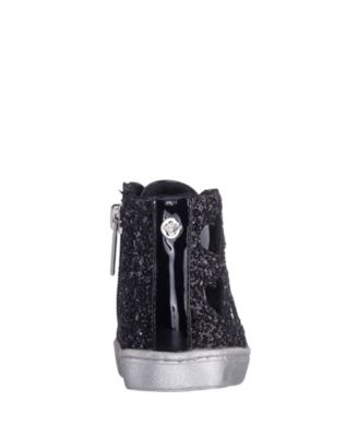 Girls' 7-12 Cass Glitter High Top Sneakers
