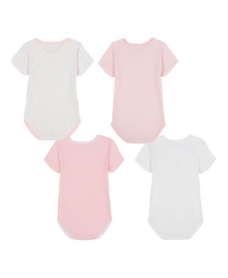 Baby Girls' Bodysuit, 4-Piece Set