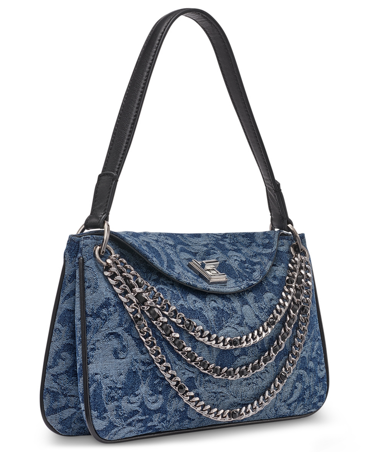 Karl Lagerfeld Nadine Shoulder Bag In Blue
