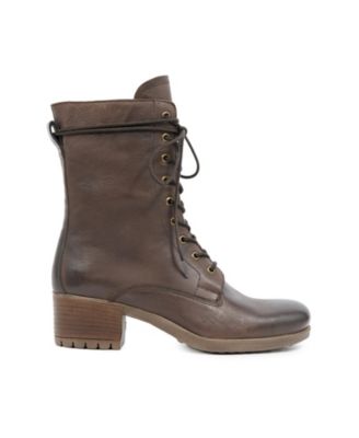 BLOCK HEEL DERBY BOOT