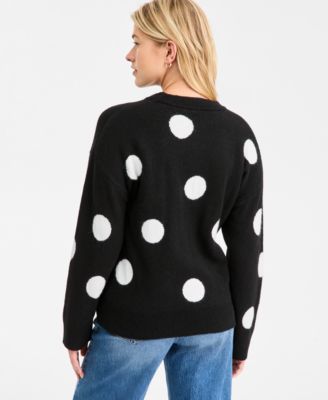 Women's Exploded Dot Pullover Sweater, Macy's Exclusive