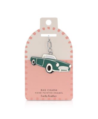 Lucky Feather Enamel Bag Charm - Car 14$