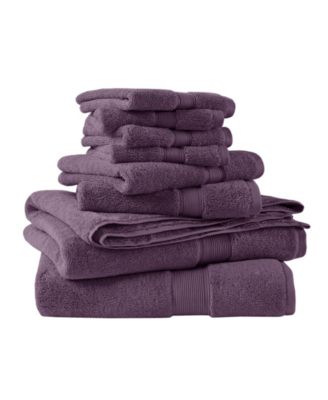 Luxury Zero Twist Cotton 8-Pc. Bath Towel Set