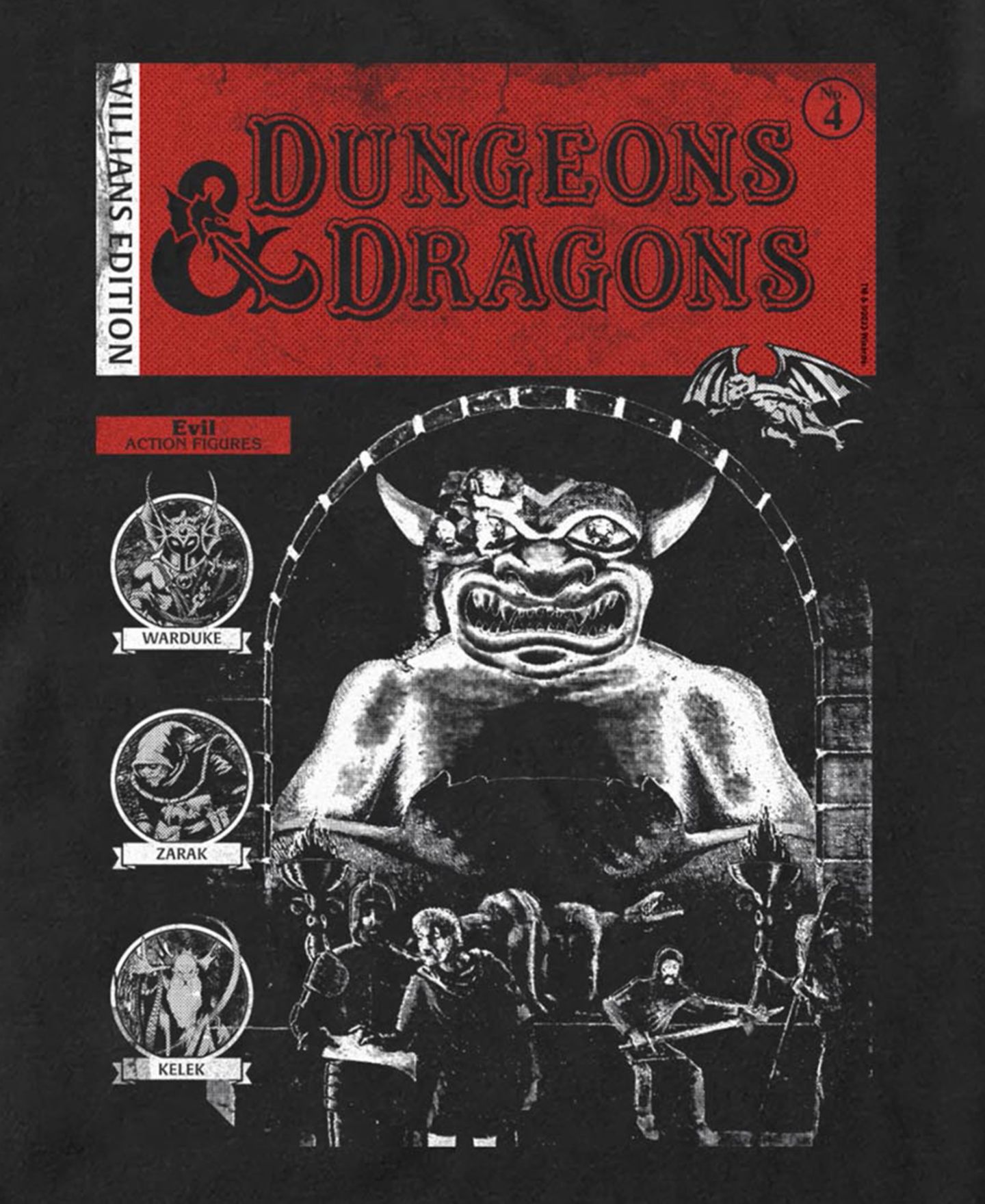 Мужская футболка Fifth Sun Dungeons & Dragons Graphic, цвет: Чёрный — фото 3