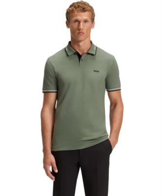 Men's Stretch-Cotton Slim-Fit Polo Shirt