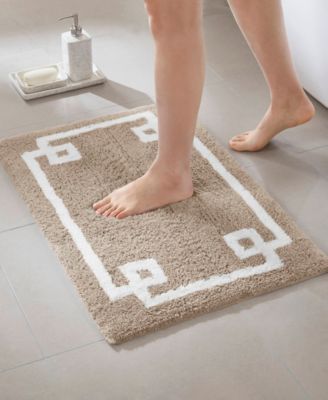 Evan Tufted Cotton Bath Rug, 20" x 30"