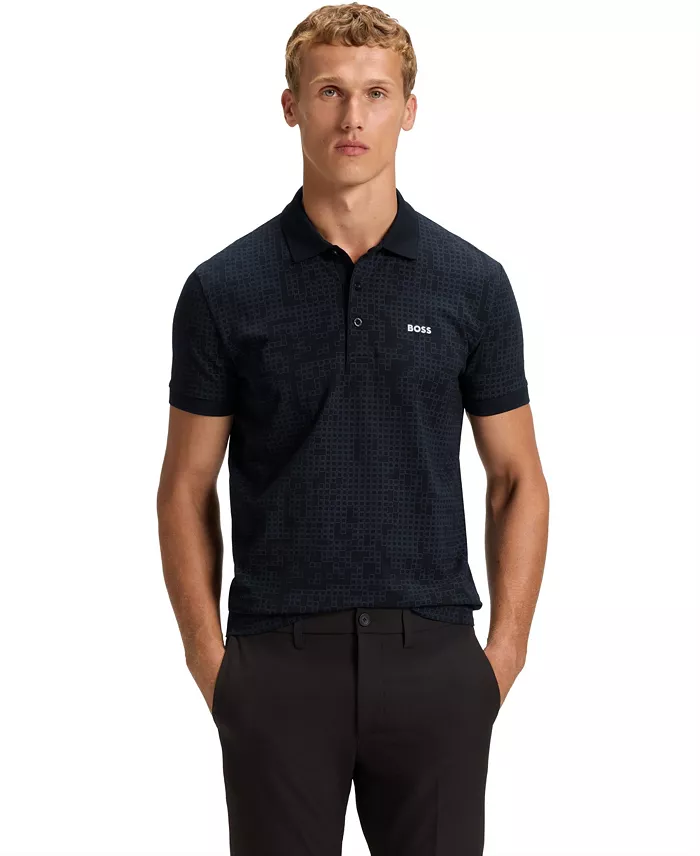 Men's Stretch-Cotton Polo Shirt