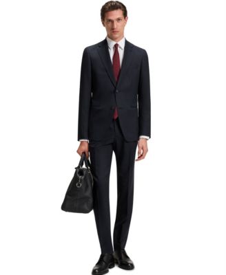 Hugo Boss - Men's Virgin Wool Two-Piece Regular-Fit Suit