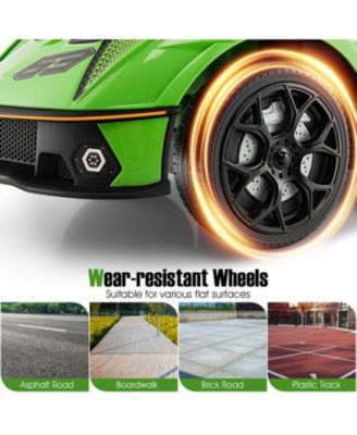 3-in-1 Licensed Lamborghini Ride on Push Car with Handle Guardrail