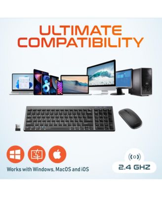 N36 Wireless  Computer Keyboard and Optical Mouse Combo