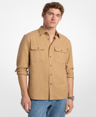 Michael Kors - Men's Two-Pocket Flannel Shirt