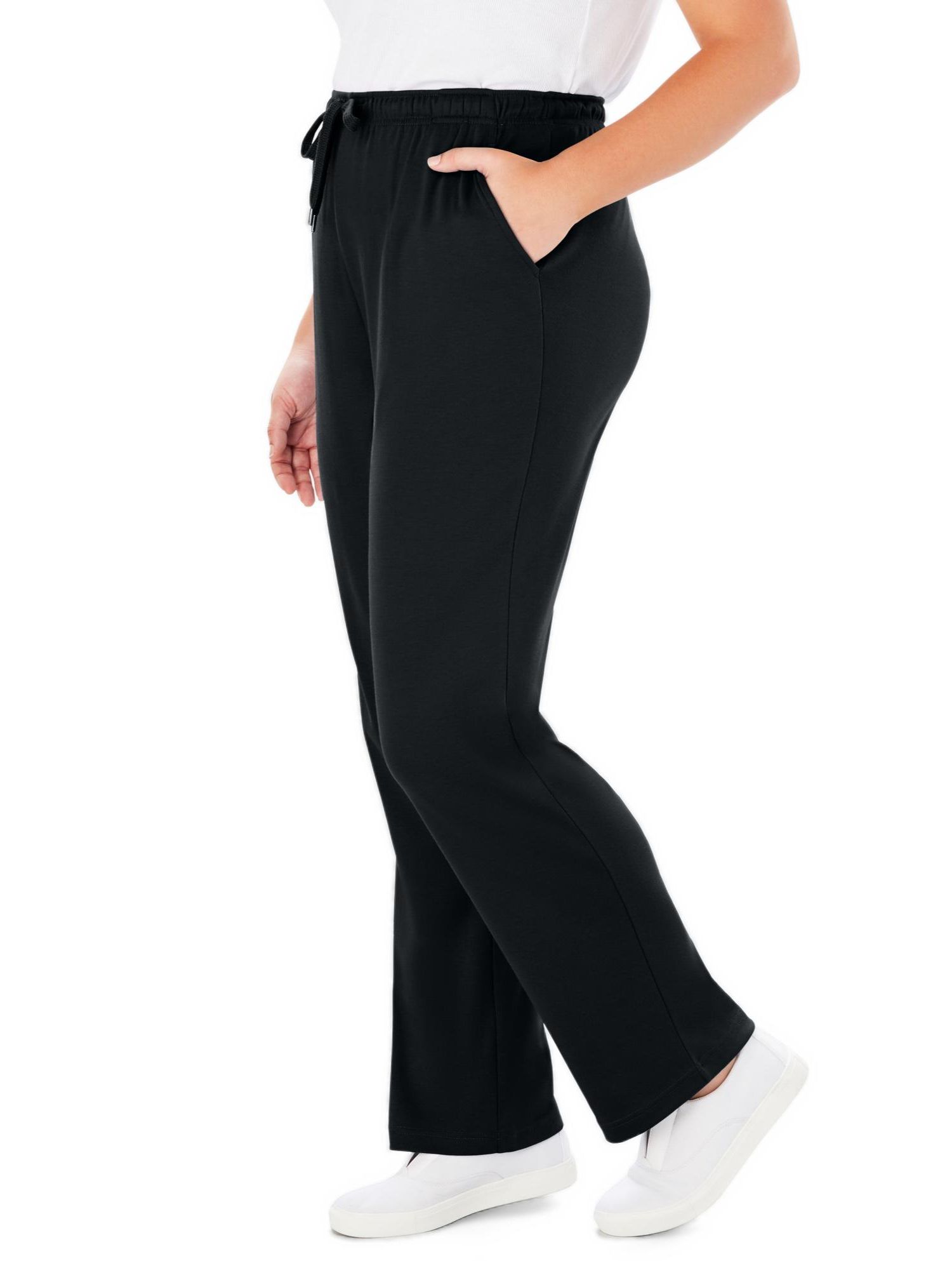 Women's Within Tall Sport Knit Straight Leg Elastic Pant