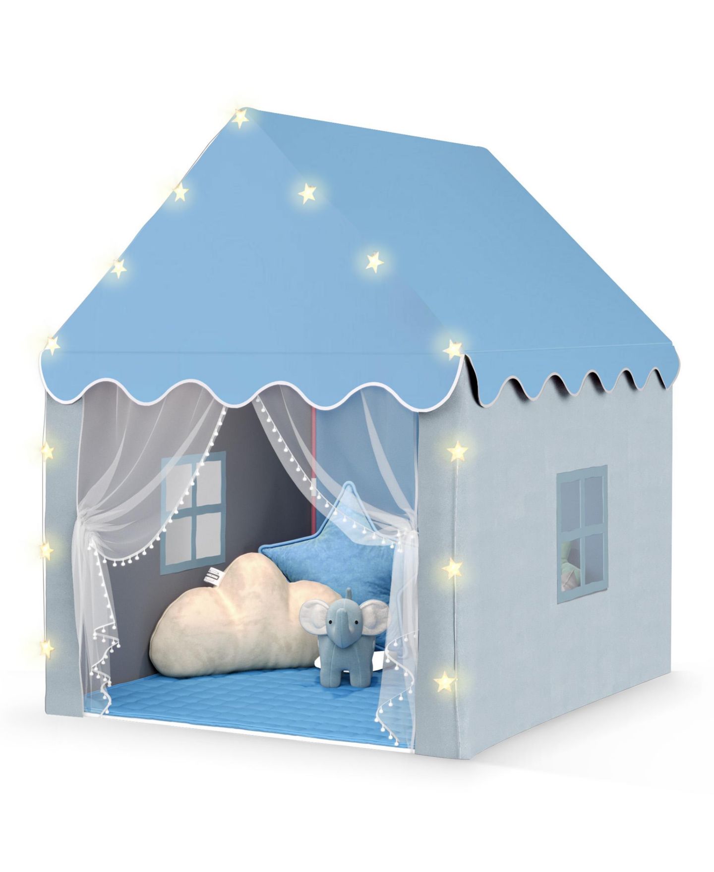 Детская игрушка SUGIFT Star Lights Playhouse Tent, Ages 3+, цвет: Синий — фото 10