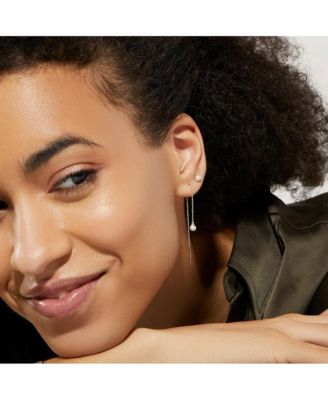  Pearl Threader Earrings - Abrielle