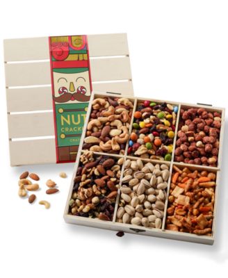 Bonnie & Pop - Christmas Mixed Nut Gift Crate, 6 Sections