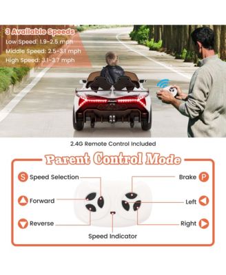 Licensed Lamborghini 4WD Kids Ride-on Sports Car 12V Battery Powered 2.4G Remote