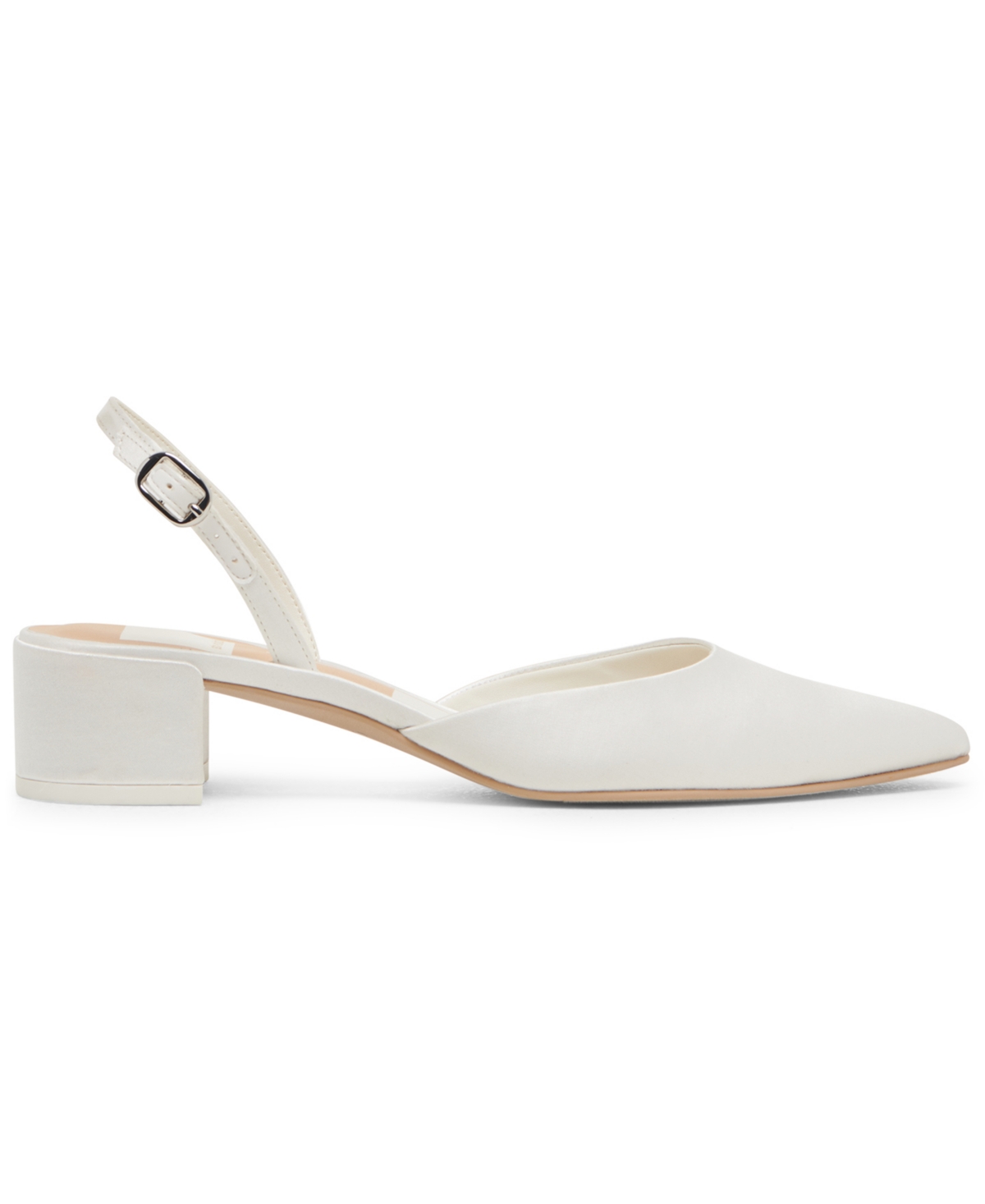 Dolce Vita Carel Pointed Toe Slingback Pump In White