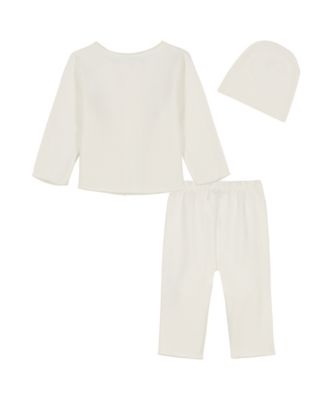 Baby Boys 3-Piece Take-Me-Home Cardigan, Pant and Cap Set