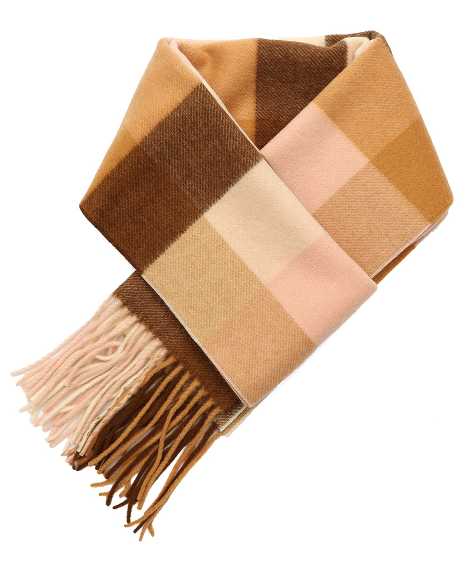 Women's Multicolored Check Muffler Scarf