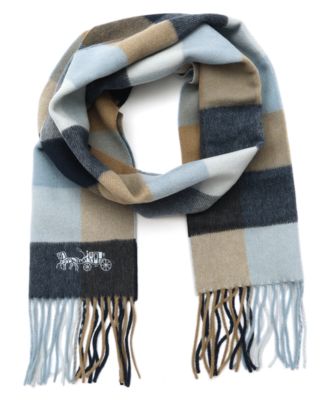 Women's Multicolored Check Muffler Scarf