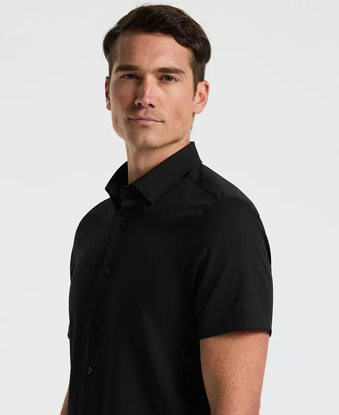 Men's Short-Sleeve Solid Shirt - thumbnail 7