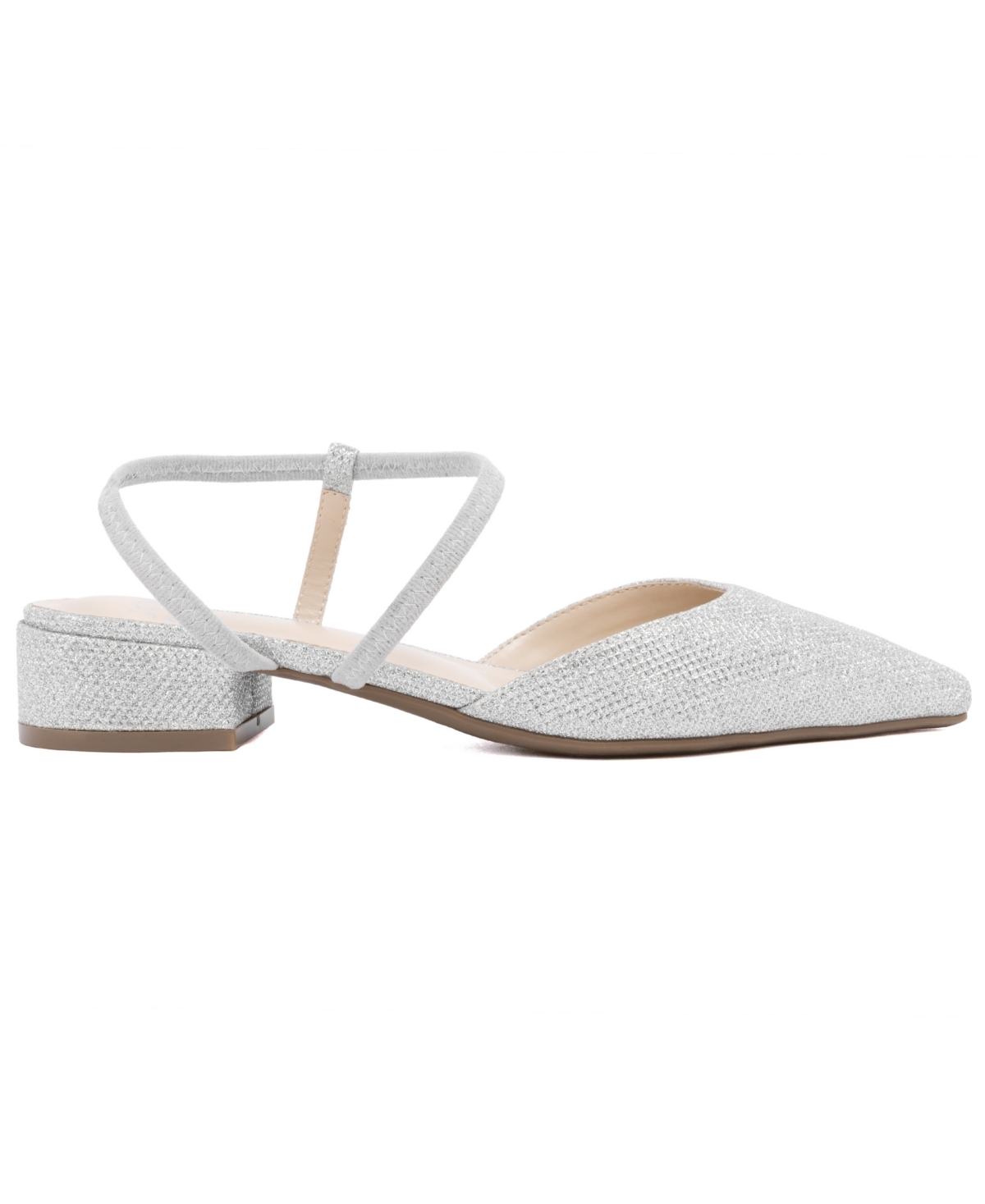 Jones New York Women's Karmin Closed Toe Dress Flat In Silver